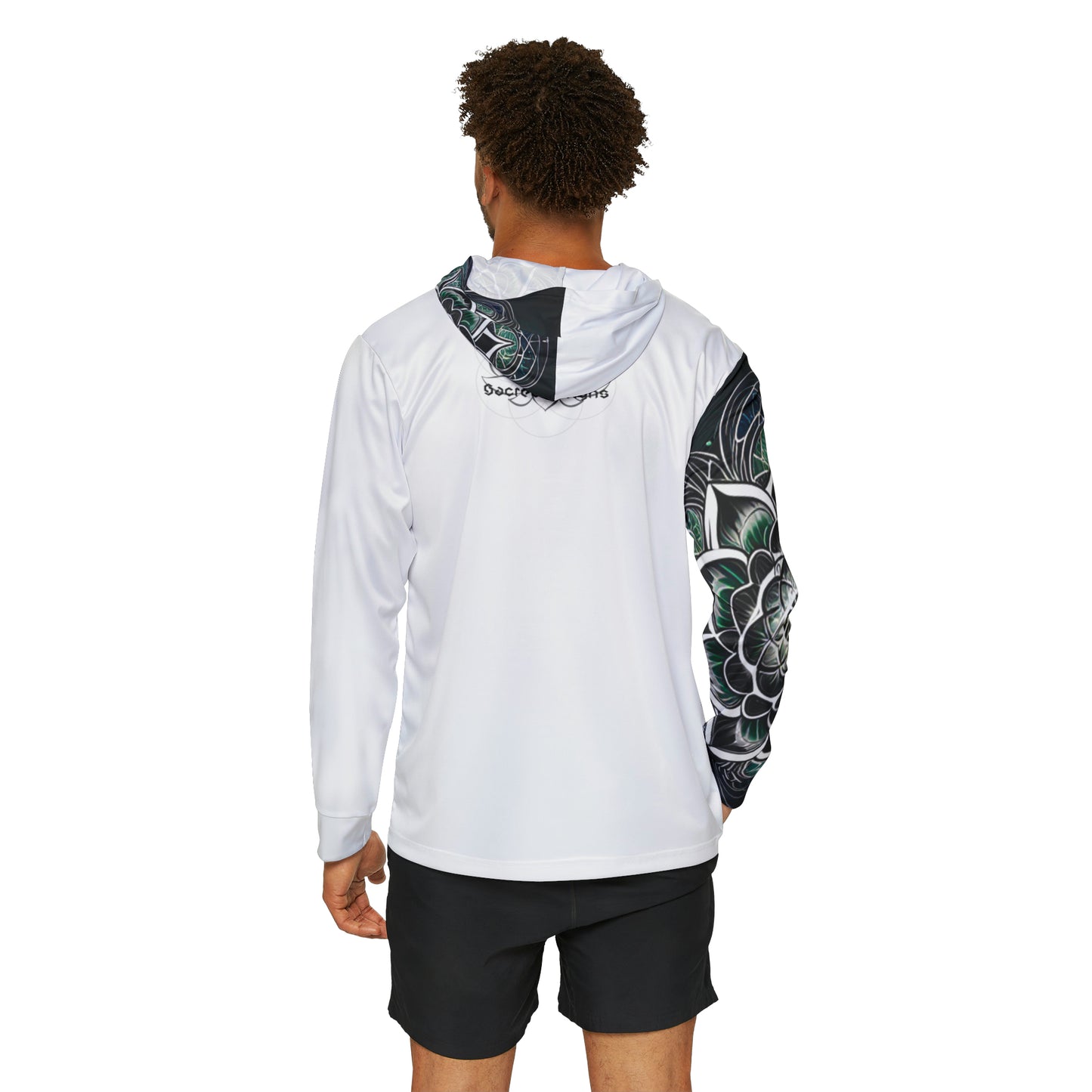 Geo Lotus Long Sleeve W/ Hood