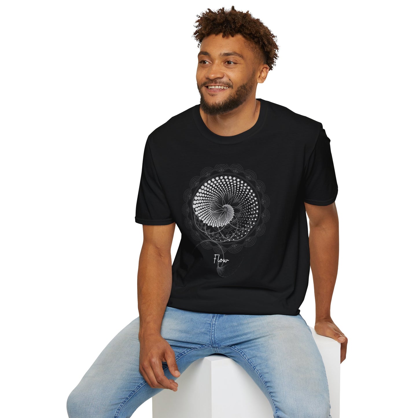 Sacred Geometry Unisex T-Shirt - Flow Arts Manifestation Design