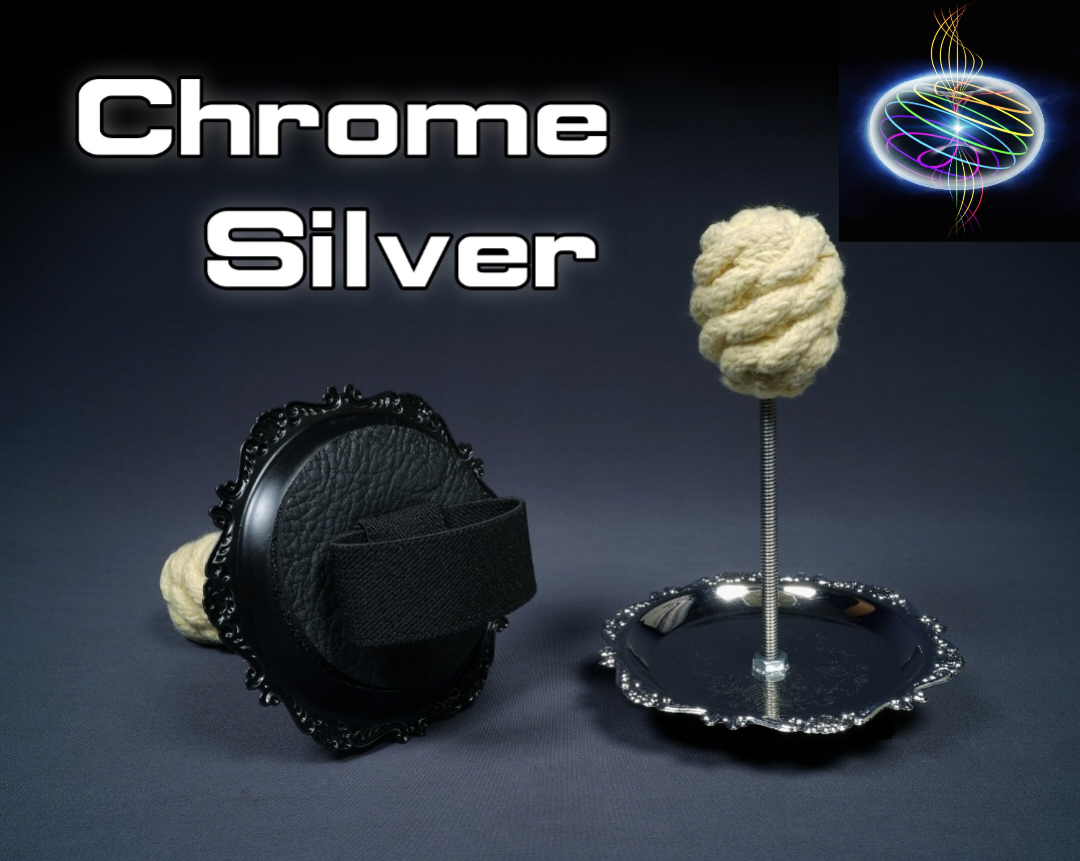 Chrome Silver Palm Torches