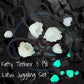 3 Poi Lotus Juggling Set (Fatty 12mm Tether)