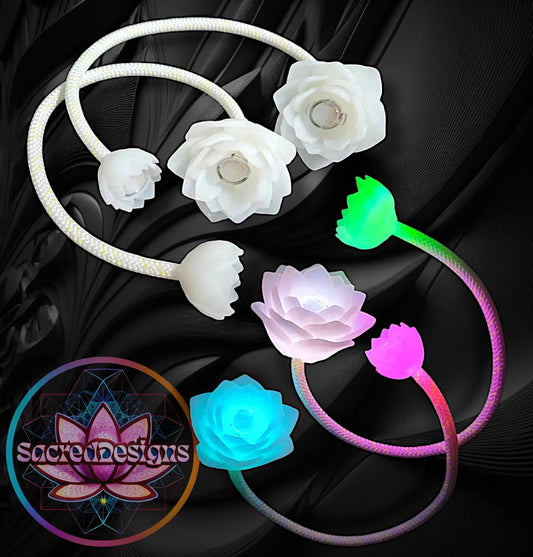Lotus Poi - Hand poured and Designed from liquid silicone. Each set is poured from scratch