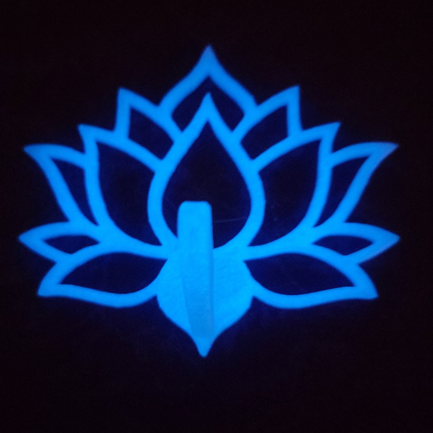 Prop Hanger - Lotus - Blue Glow