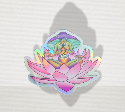 Meditating Lotus Lady